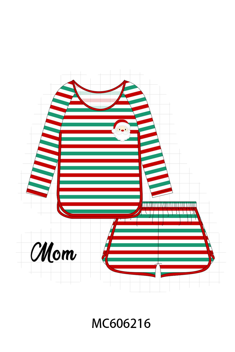CHRISTMAS STRIPE SANTA PJS-ETA NOV