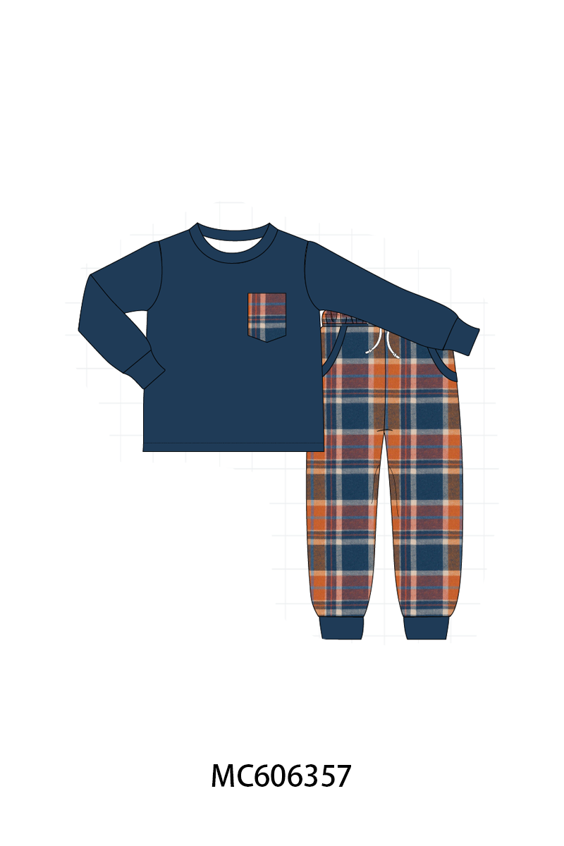 NAVY PLAID COLLECTION-ETA NOV