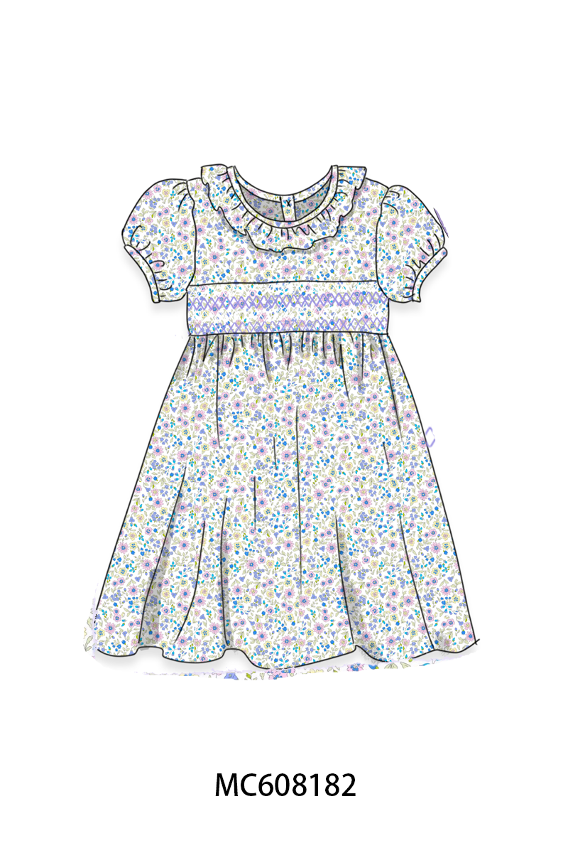 PURPLE FLORAL SMOCKED COLLECTION - ETA FEB
