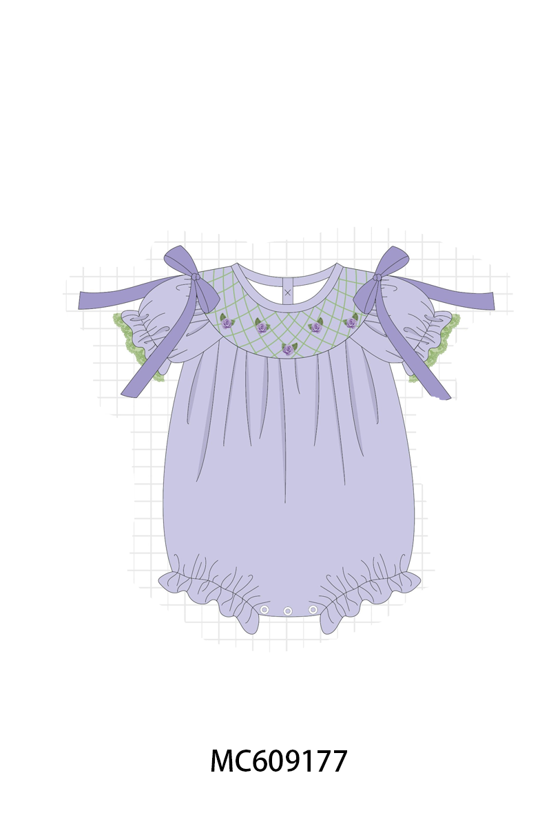 LAVENDER AND GREEN SMOCKED COLLECTION - ETA FEB