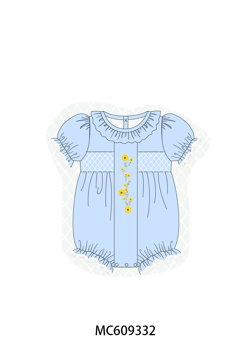 SMOCKED YELLOW FLOWERS COLLECTION - ETA FEB