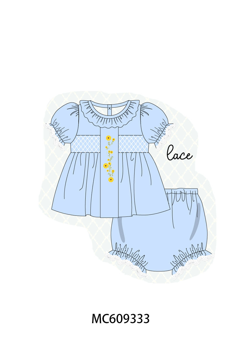 SMOCKED YELLOW FLOWERS COLLECTION - ETA FEB