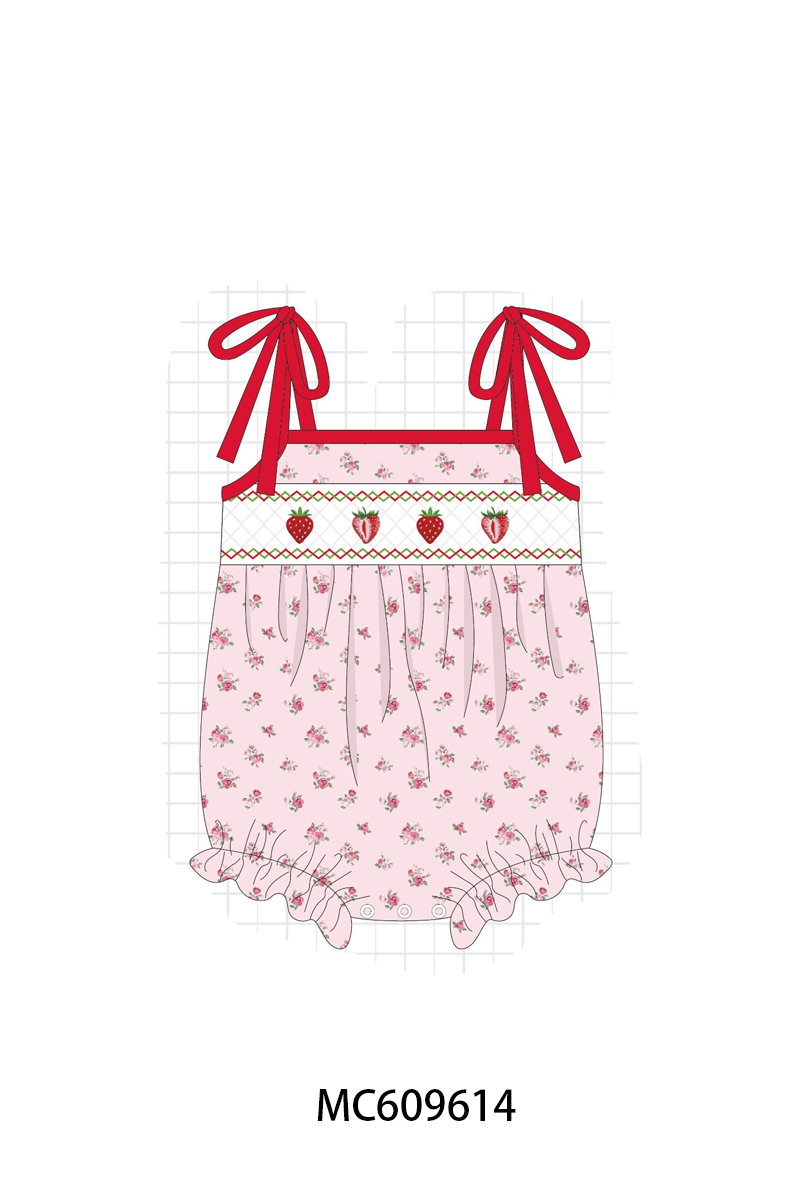 STRAWBERRY SMOCKED COLLECTION - ETA FEB