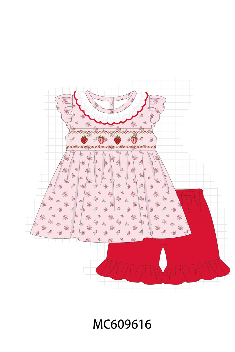 STRAWBERRY SMOCKED COLLECTION - ETA FEB