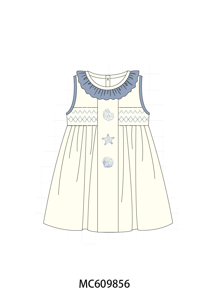 SMOCKED BEACH SEASHELLS COLLECTION - ETA FEB