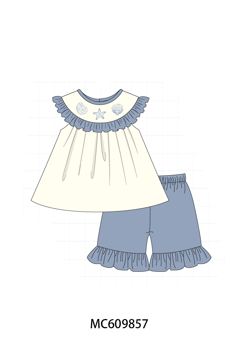 SMOCKED BEACH SEASHELLS COLLECTION - ETA FEB