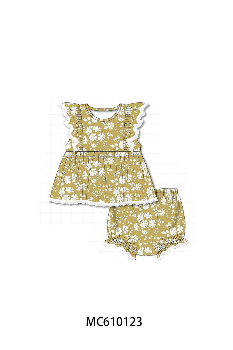 MUSTARD FLORAL-ETA APRIL