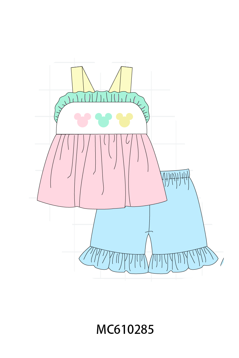 COLORBLOCK EMBRODIERY MOUSE-ETA APRIL