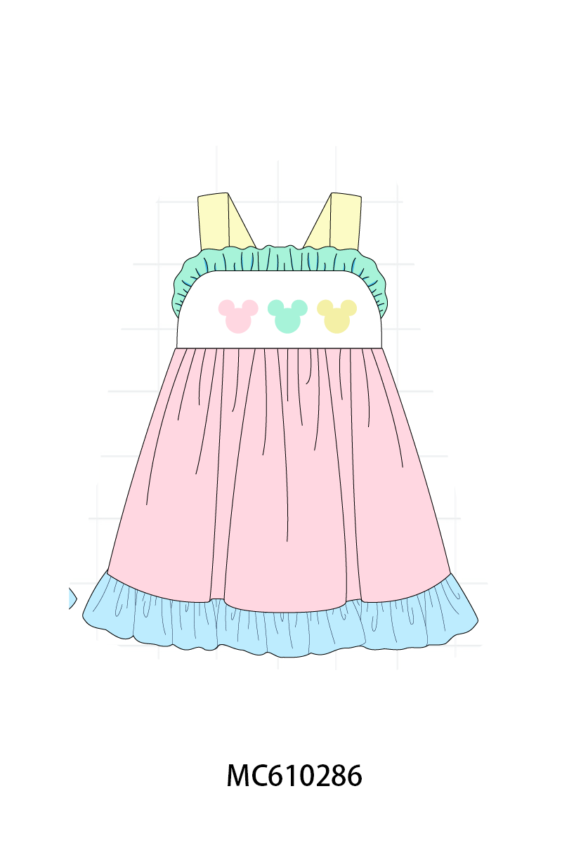 COLORBLOCK EMBRODIERY MOUSE-ETA APRIL