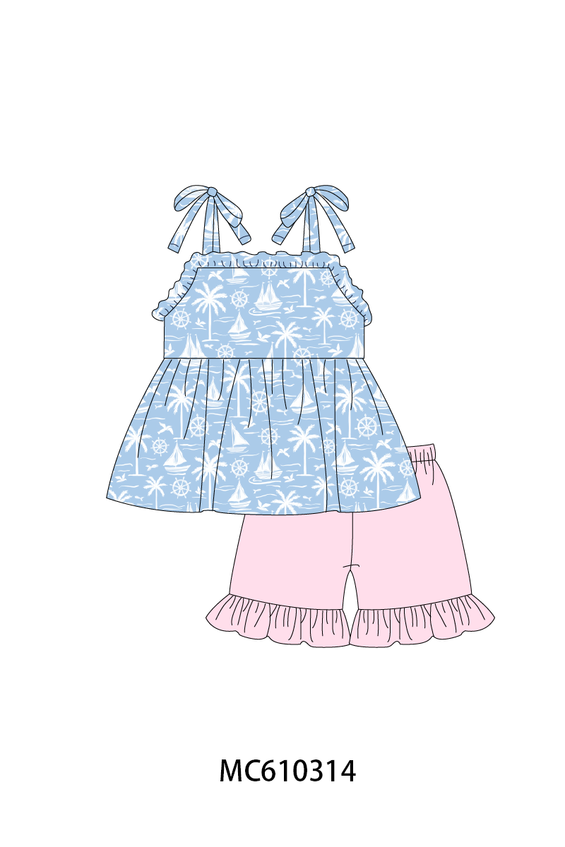PINK/BLUE SAILBOATS-ETA APRIL