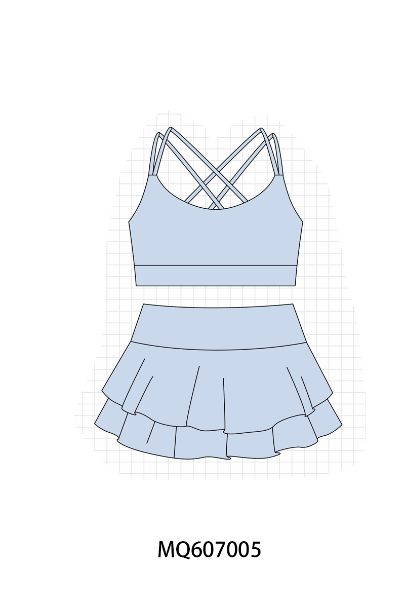 GIRLS ACTIVE SKORT SETS-ETA FEB