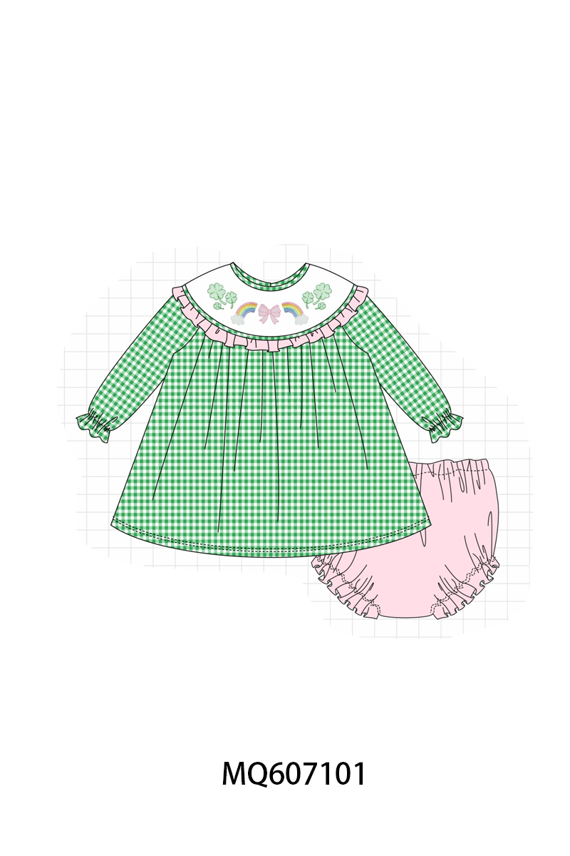 EMBROIDERY PUPPY, CLOVER AND RAINBOW-ETA FEB