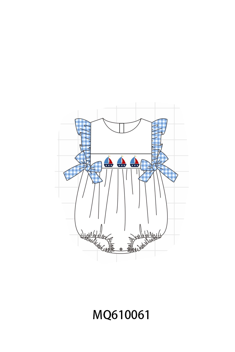 GINGHAM SAILBOATS-ETA MAY