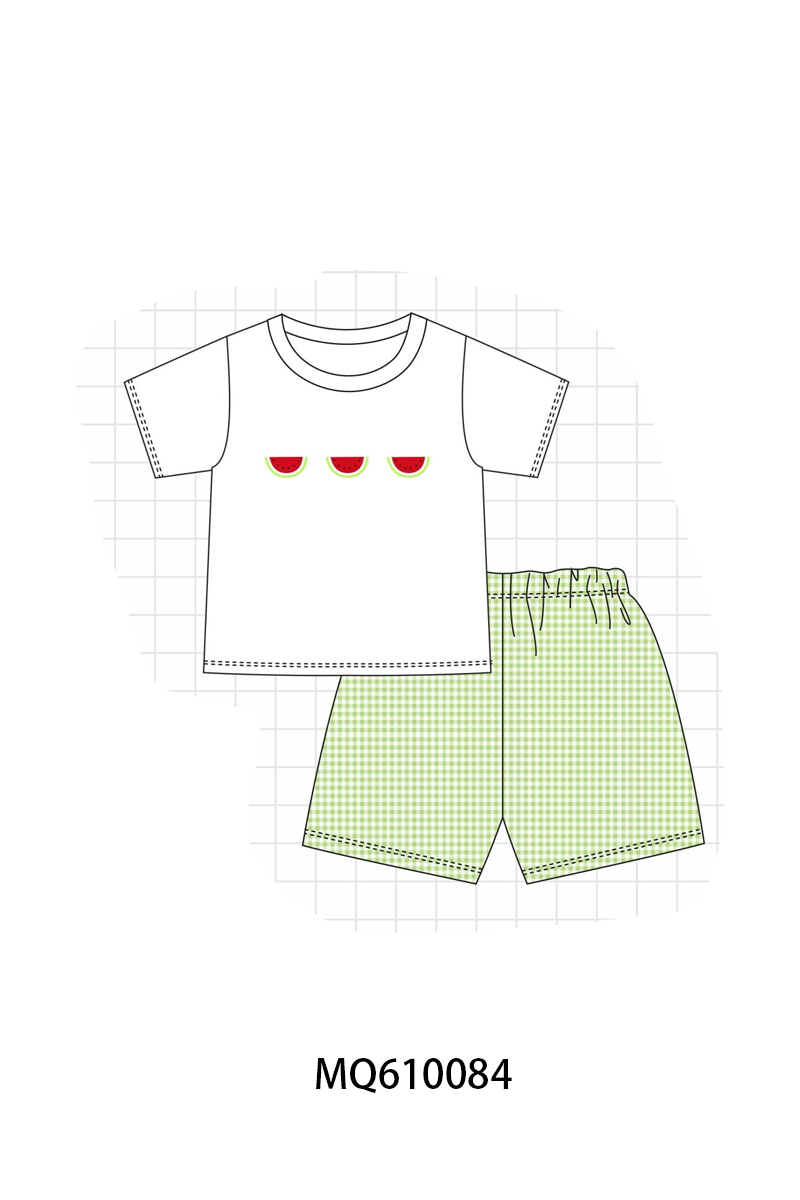 GINGHAM MELON-ETA MAY