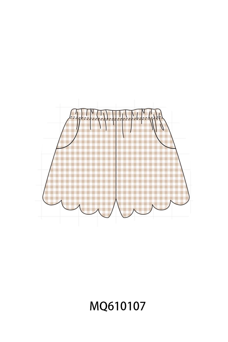 GIRLS GINGHAM SHORTS-ETA MAY