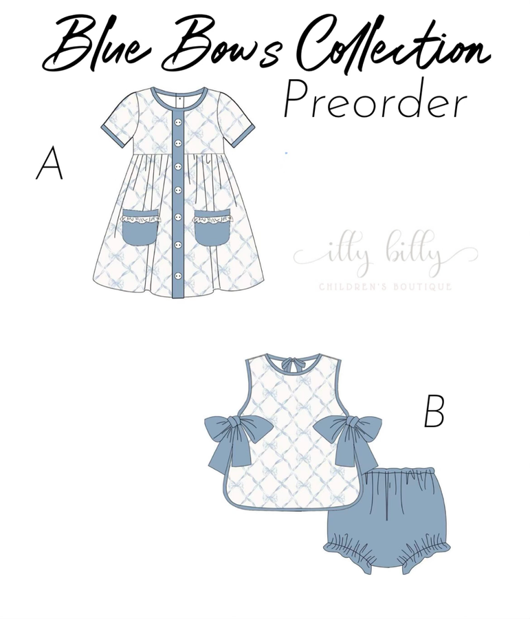 Blue Bows Collection - IN STOCK