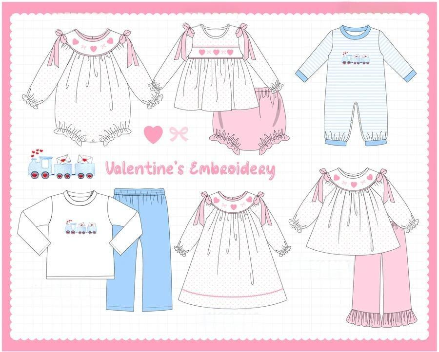 VALENTINE'S EMOBROIDERY COLLECTION - ETA DECEMBER