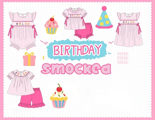 BIRTHDAY SMOCKED COLLECTION - ETA FEB