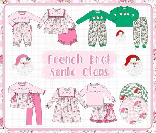 FRENCH KNOT SANTA CLAUS COLLECTION - ETA LATE OCTOBER