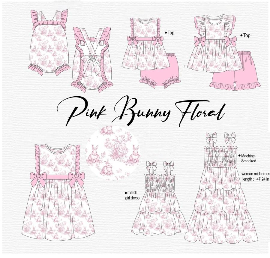 PINK BUNNY FLORAL COLLECTION - ETA FEB