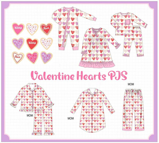 VALENTINE HEARTS PJS COLLECTION - ETA DECEMBER