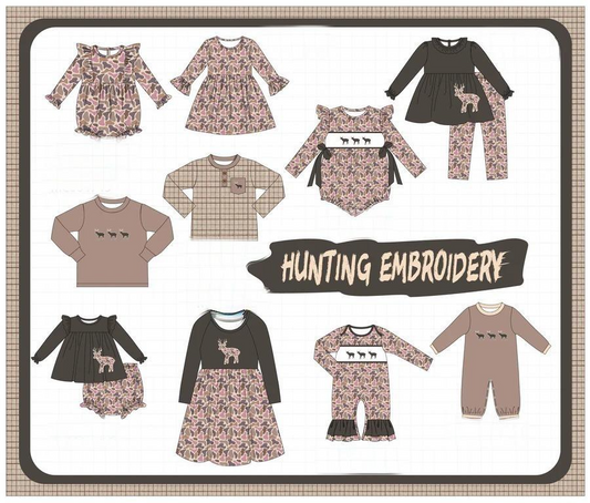 HUNTING EMBROIDERY COLLECTION - ETA SEPT