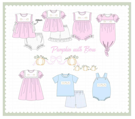 PUMPKIN WITH A BOW COLLECTION - ETA AUGUST