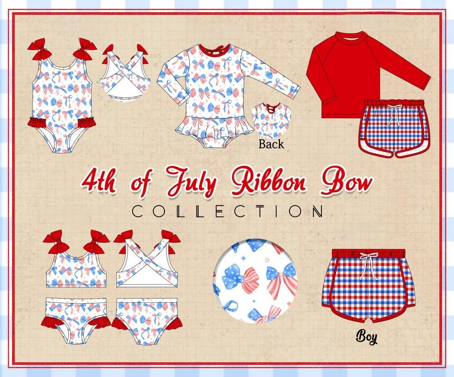 4TH OF JULY RIBBON BOW COLLECTION - ETA APRIL