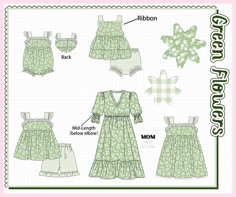 GREEN FLOWERS COLLECTION - ETA FEB