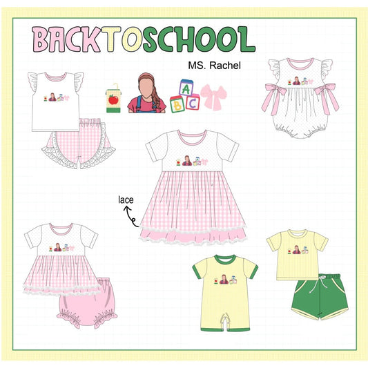 BACK TO SCHOOL RACHEL COLLECTION - ETA JULY