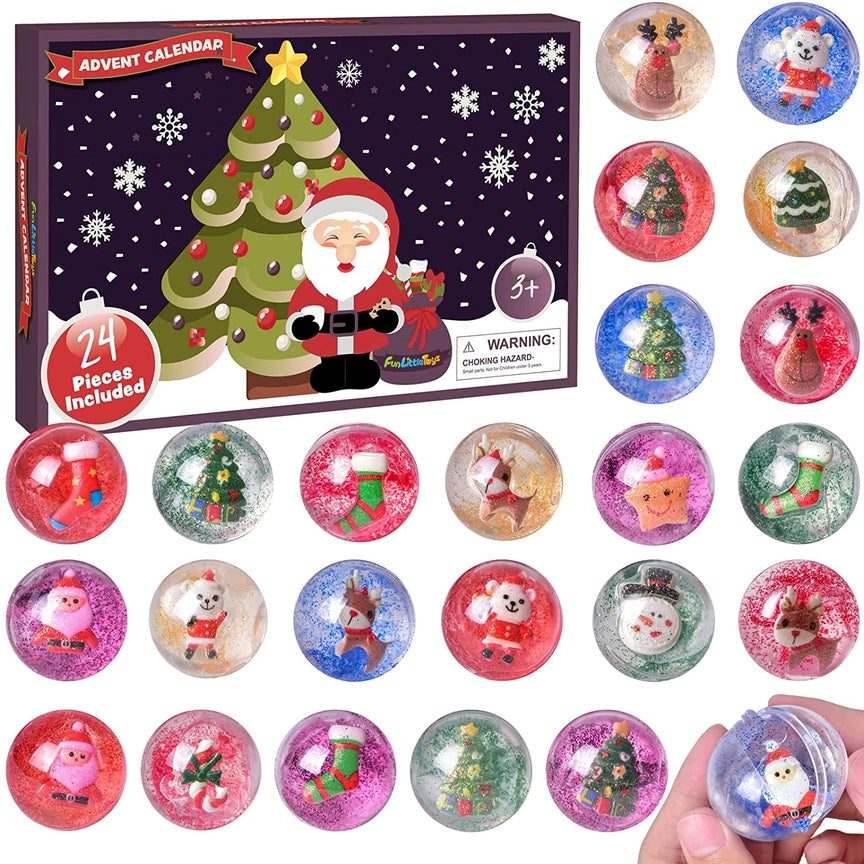 24-Pieces Slime Fidget Advent Calendar Christmas Countdown - IN STOCK