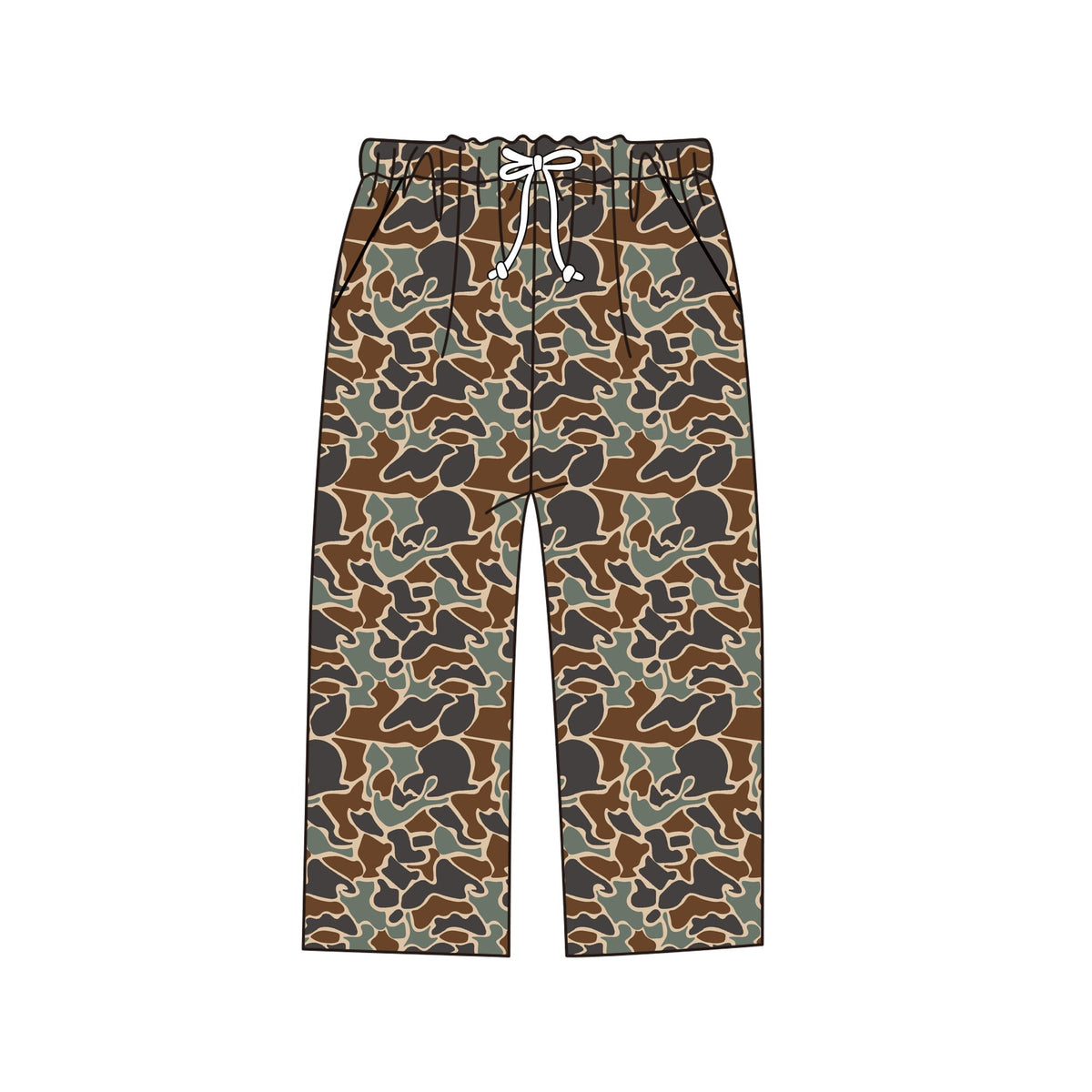 KIDS CAMO SWEATPANTS-ETA EARLY JAN.