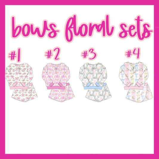 BOWS FLORAL SETS - ETA AUGUST
