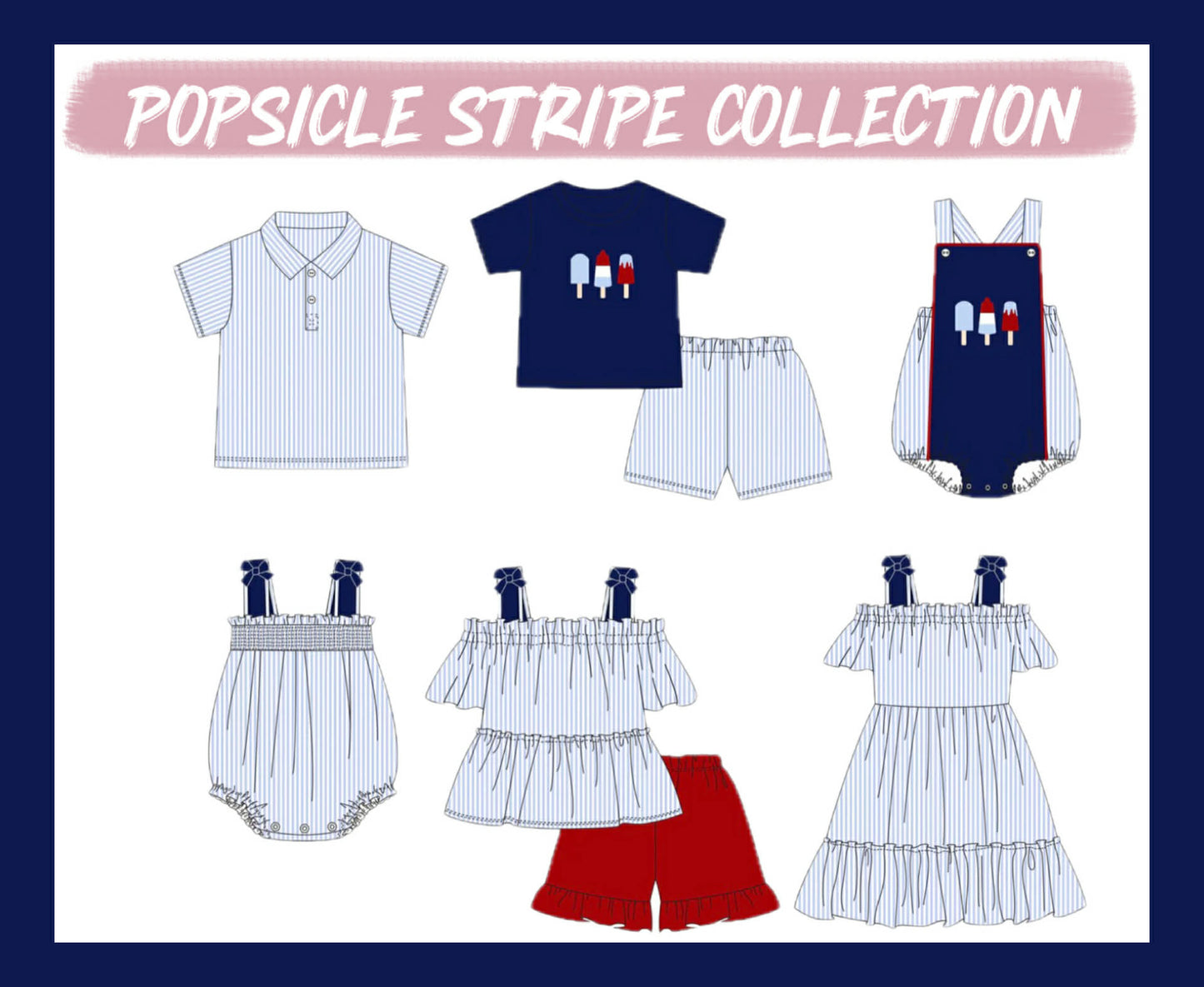 POPSICLE STRIPE COLLECTION - ETA APRIL