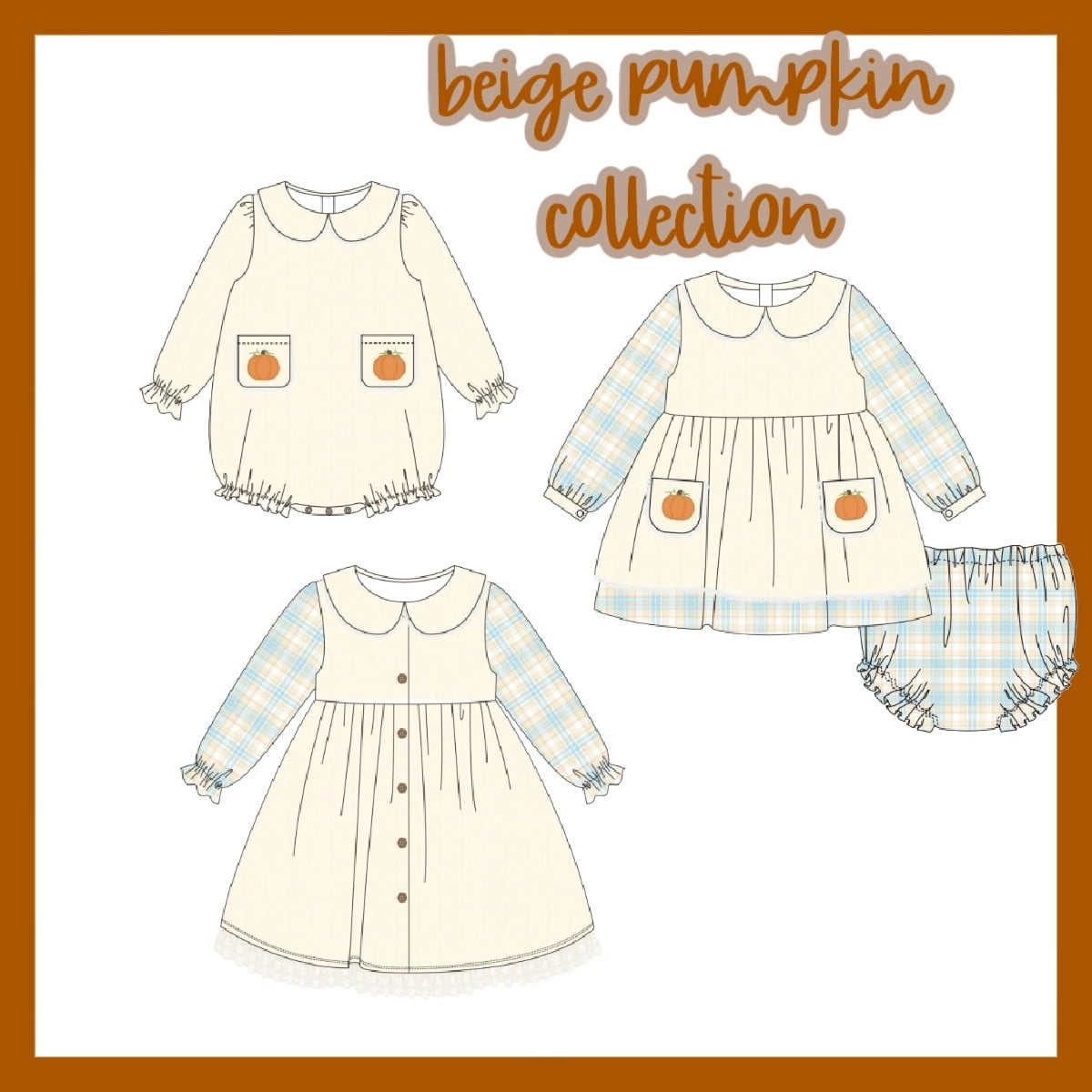 BEIGE PUMPKIN COLLECTION - ETA AUGUST