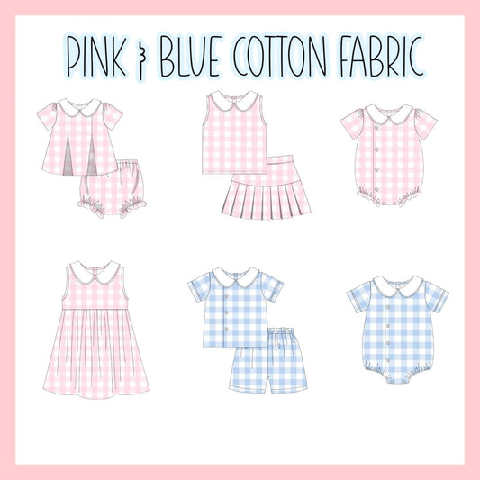 PINK & BLUE COTTON COLLECTION - ETA JULY