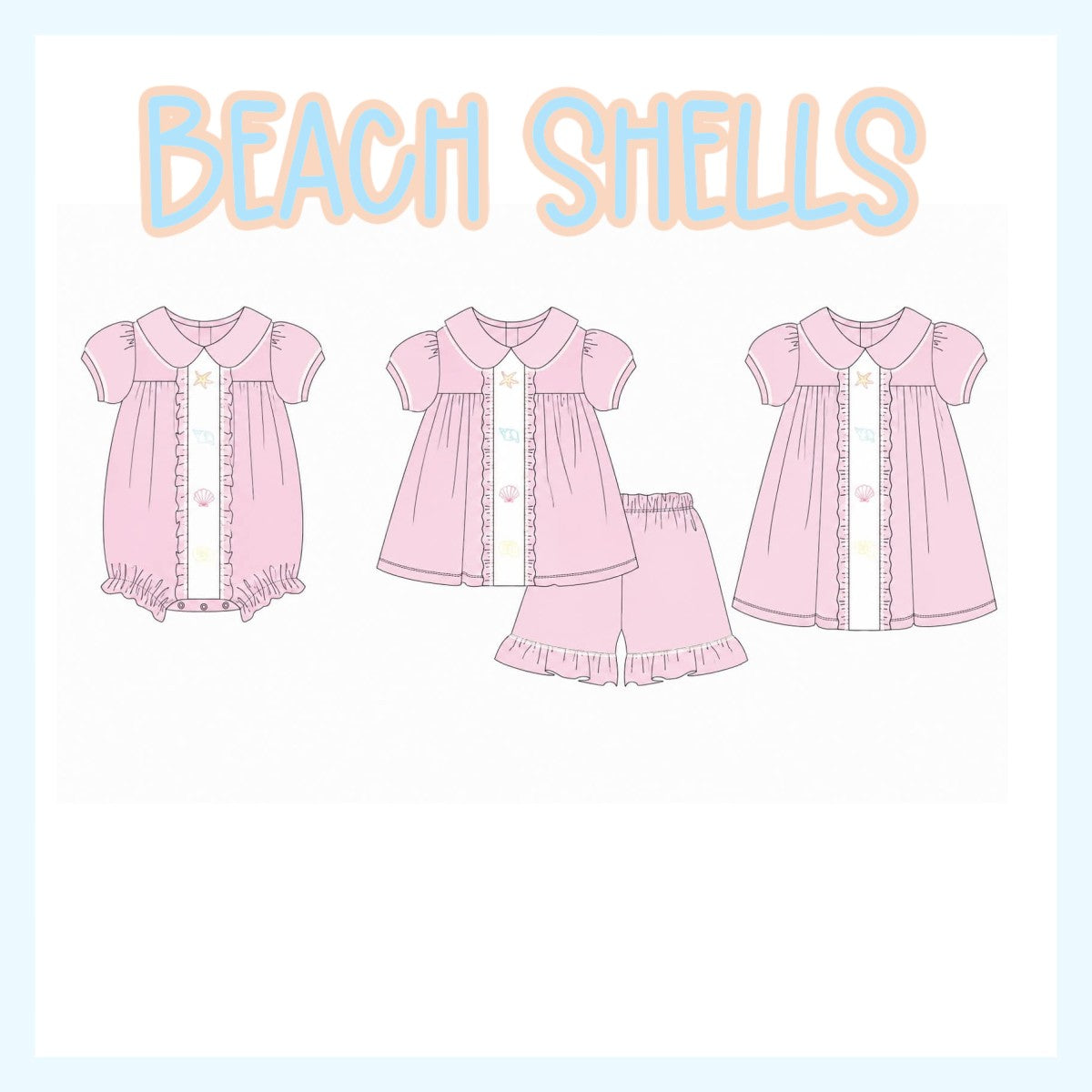 PINK BEACH SHELLS COLLECTION-ETA MARCH