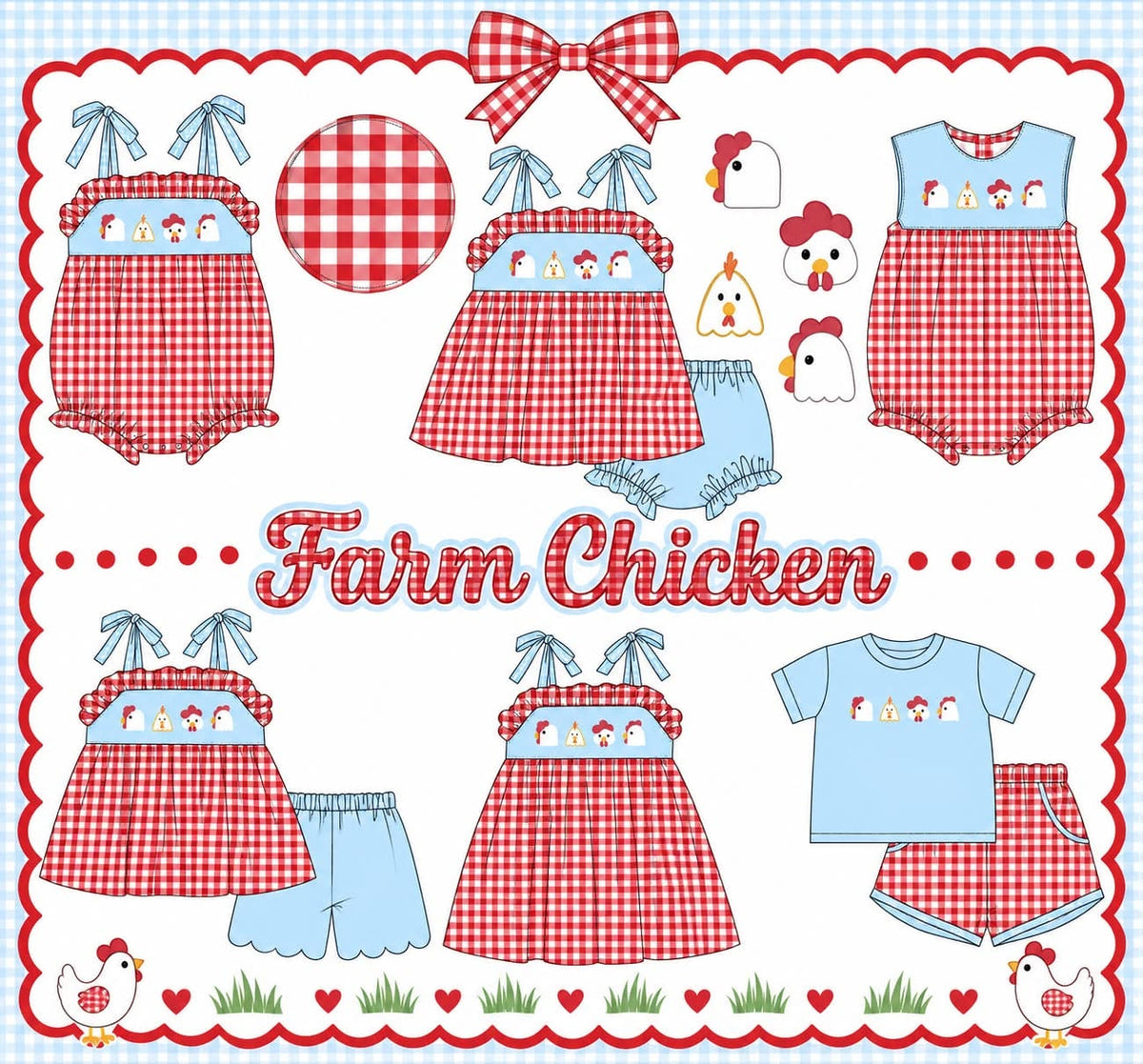 FARM CHICKEN COLLECTION - ETA FEB