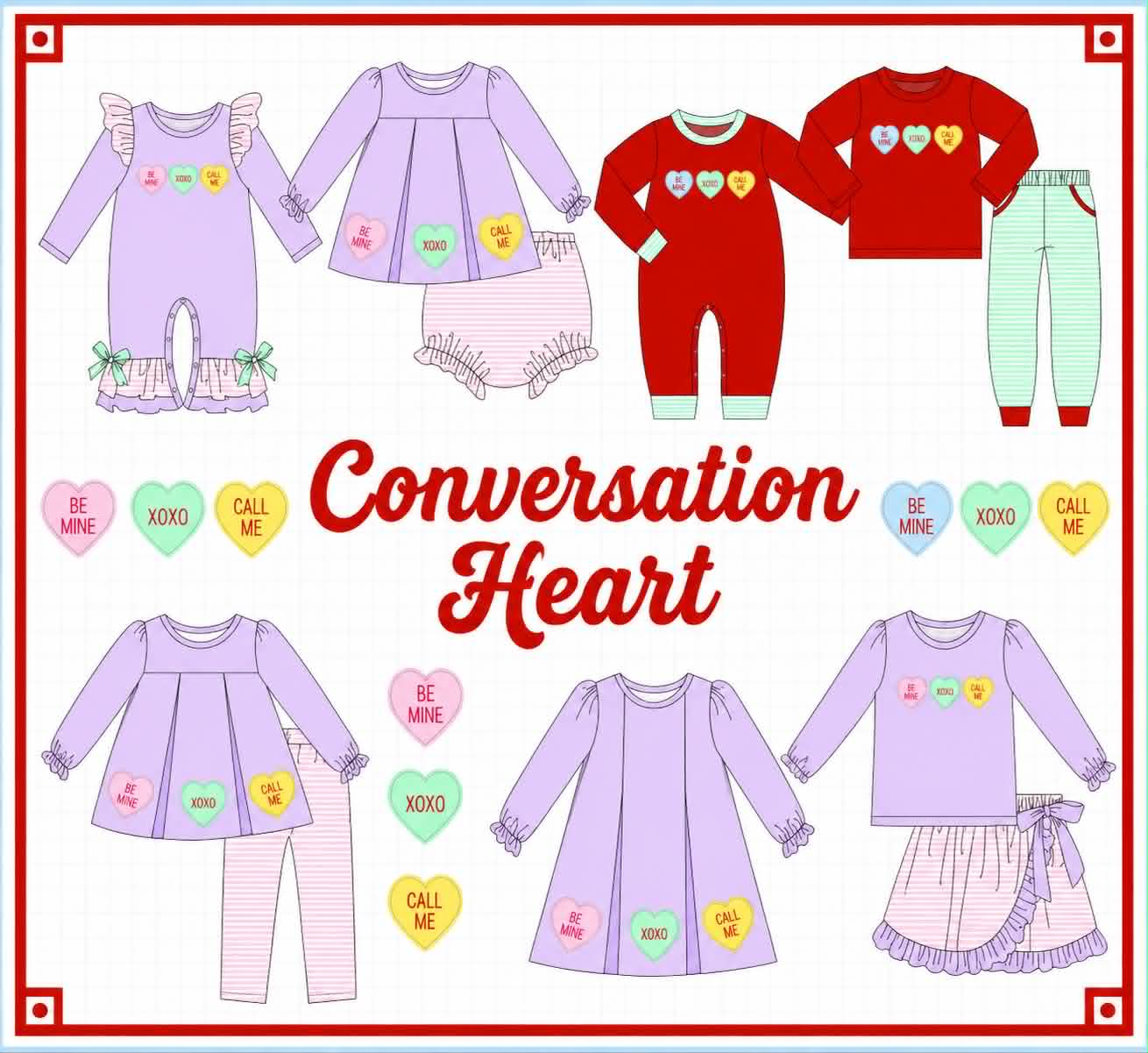CONVERSATION HEART COLLECTION-ETA NOV
