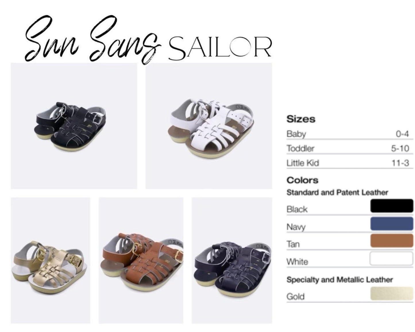 Sun Sans Sailor - IN STOCK