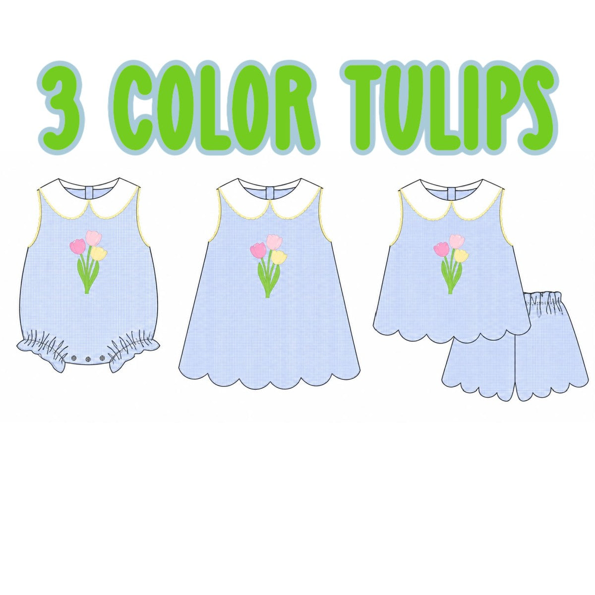3 COLOR TULIPS-ETA MAY