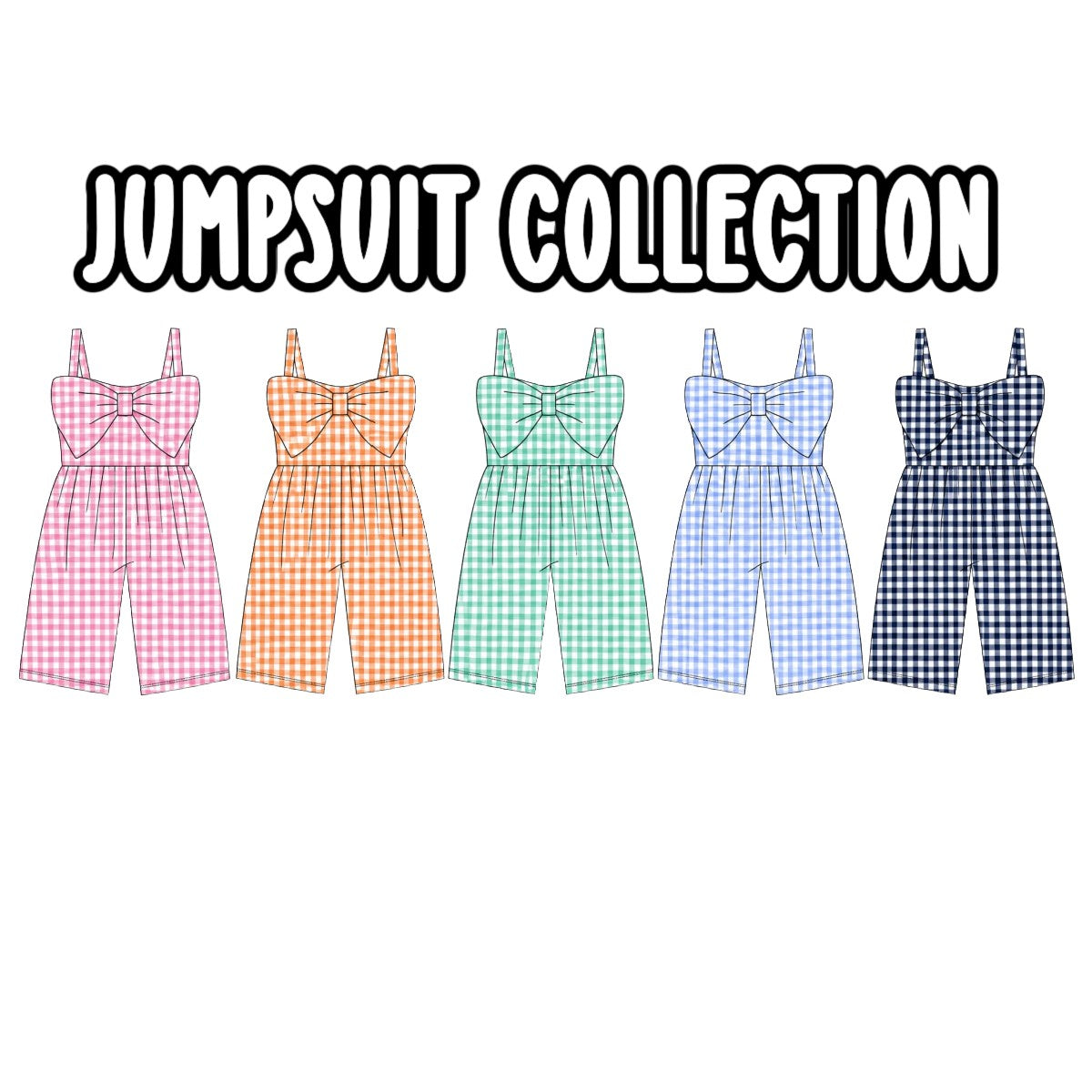 GINGHAM JUMPSUITS-ETA MAY