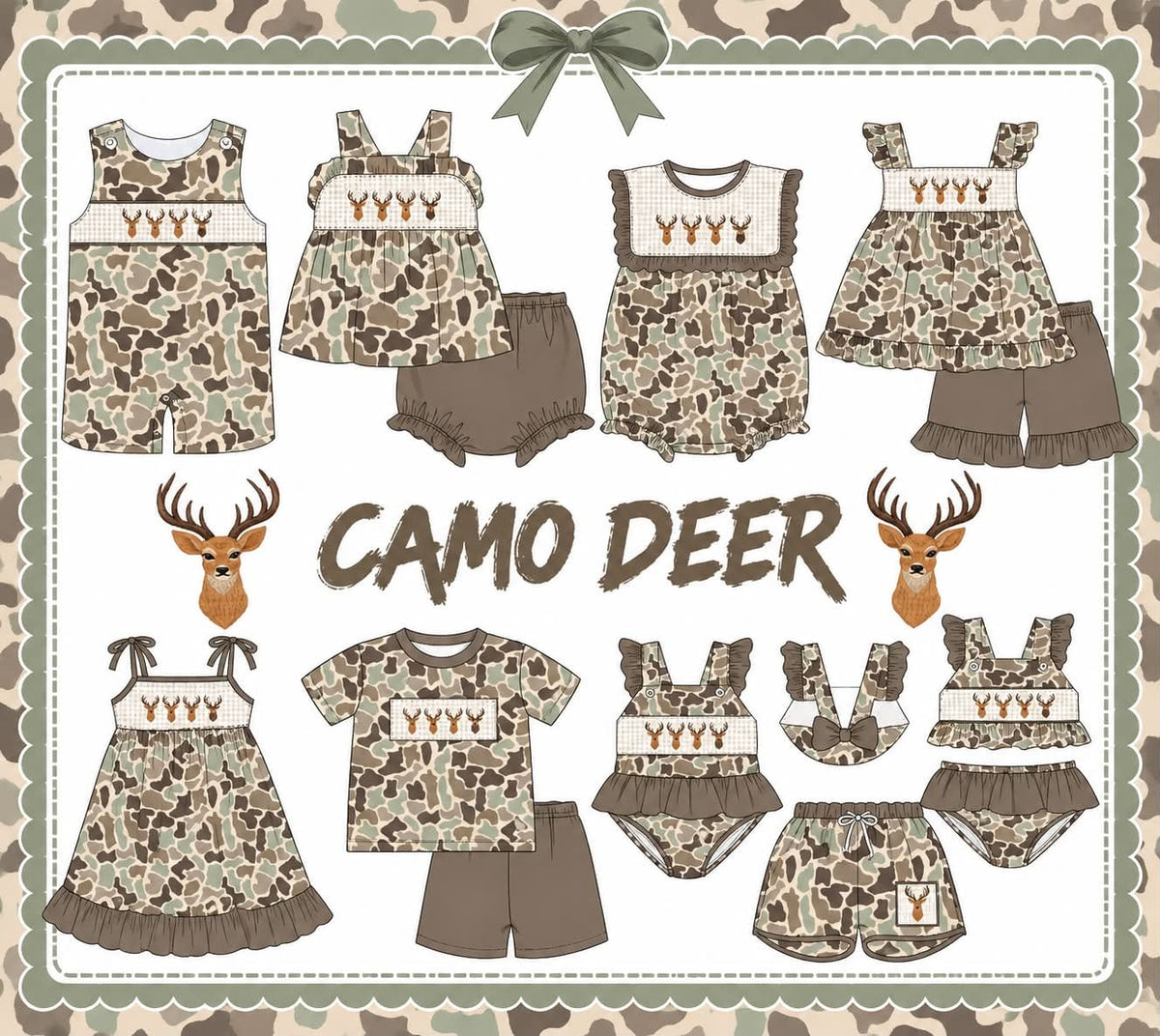 CAMO DEER COLLECTION - ETA FEB