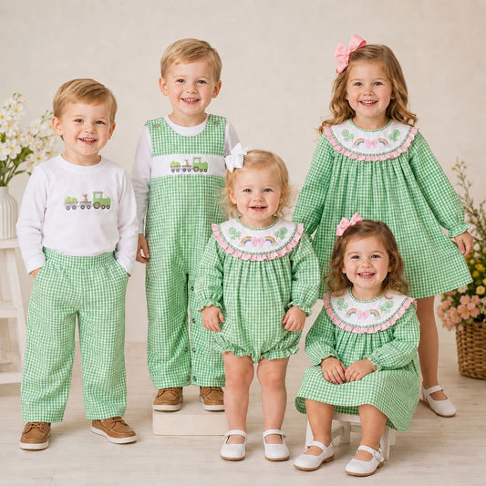 EMBROIDERY PUPPY, CLOVER AND RAINBOW-ETA FEB