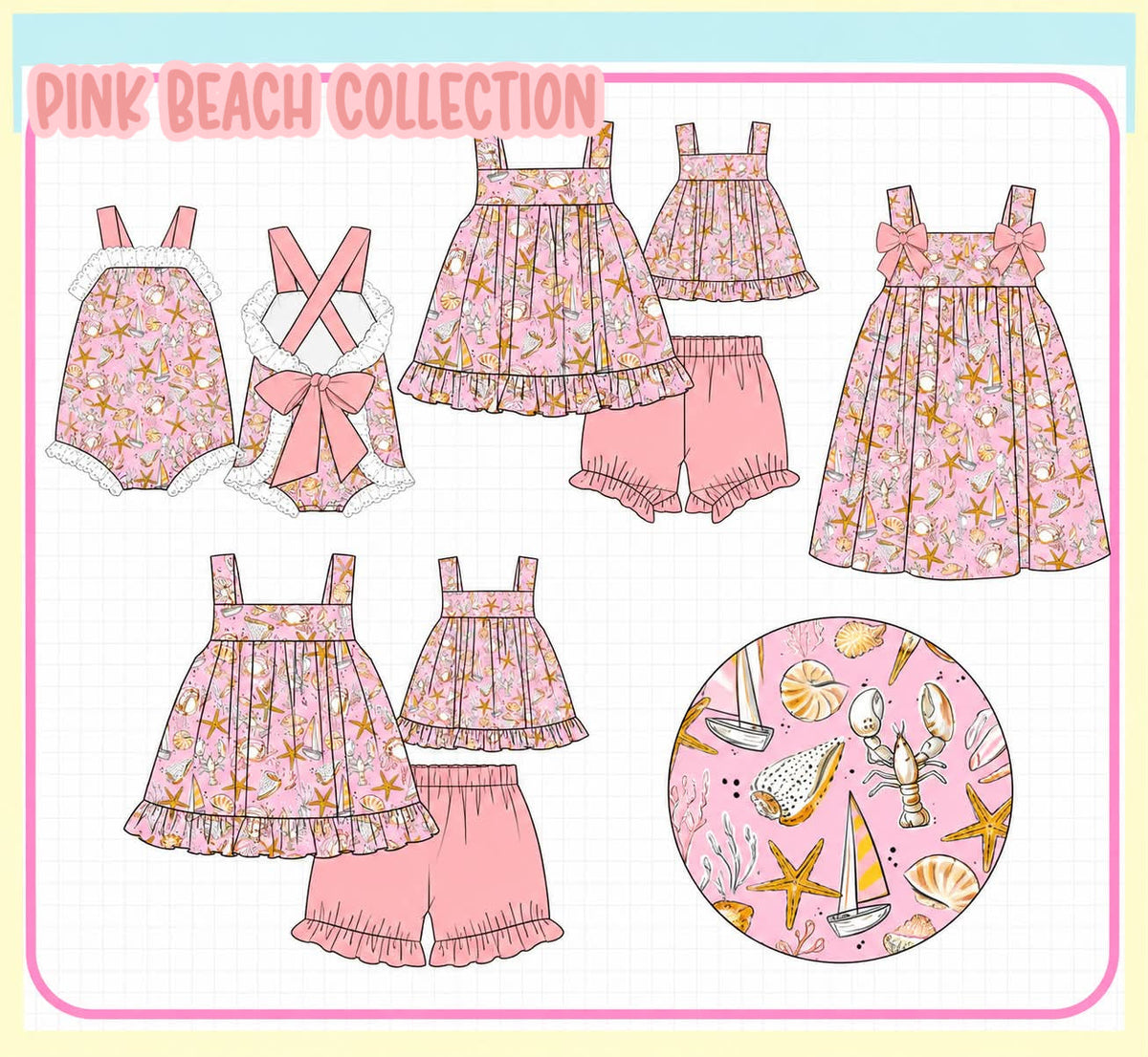 PINK BEACH COLLECTION-ETA APRIL