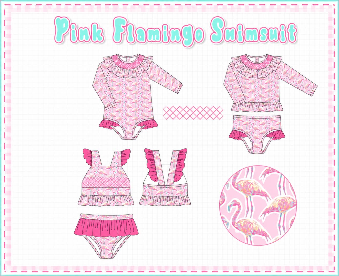 PINK FLAMINGO SWIM-ETA JAN