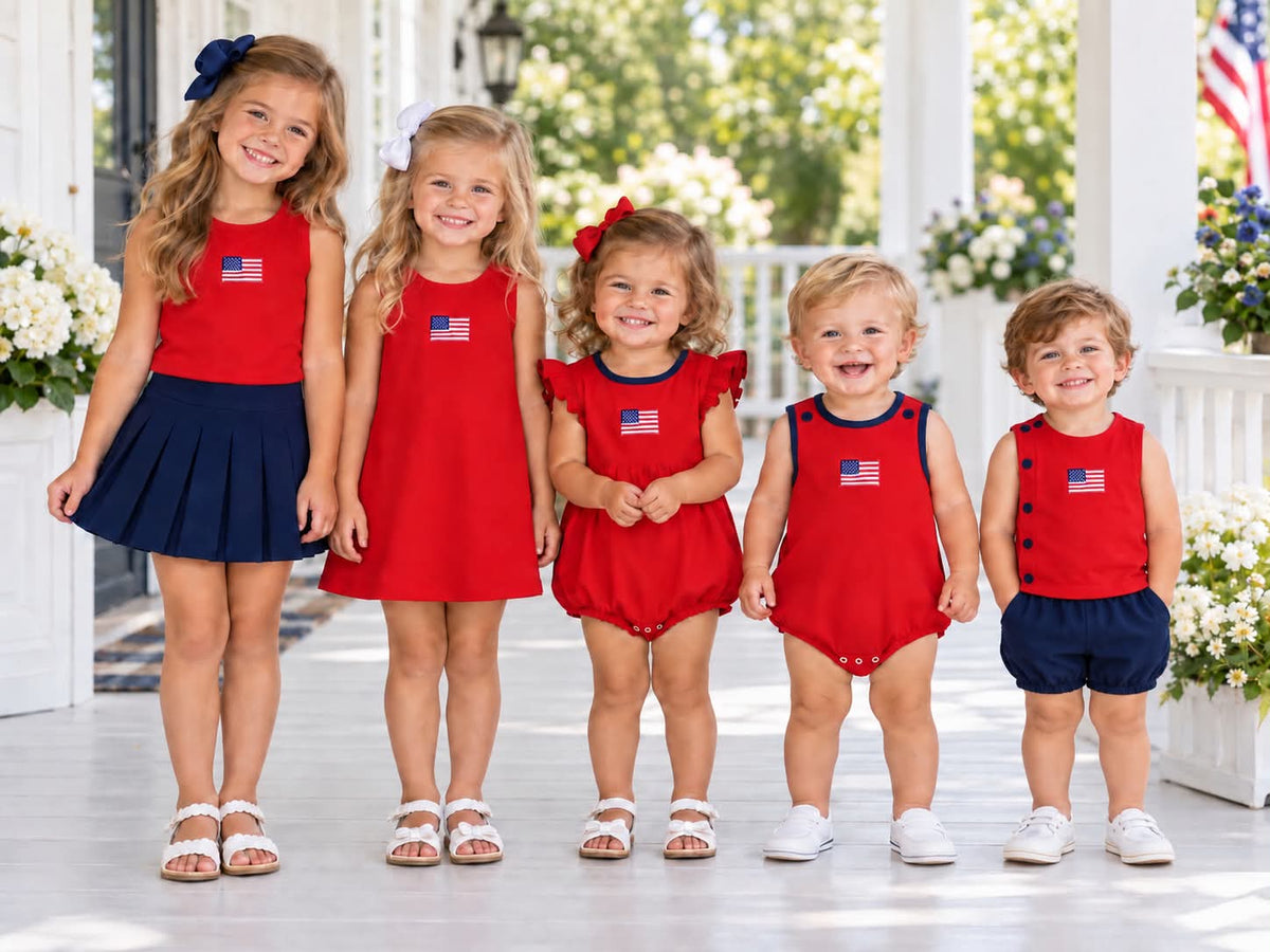 RED PATRIOTIC COLLECTION - ETA APRIL