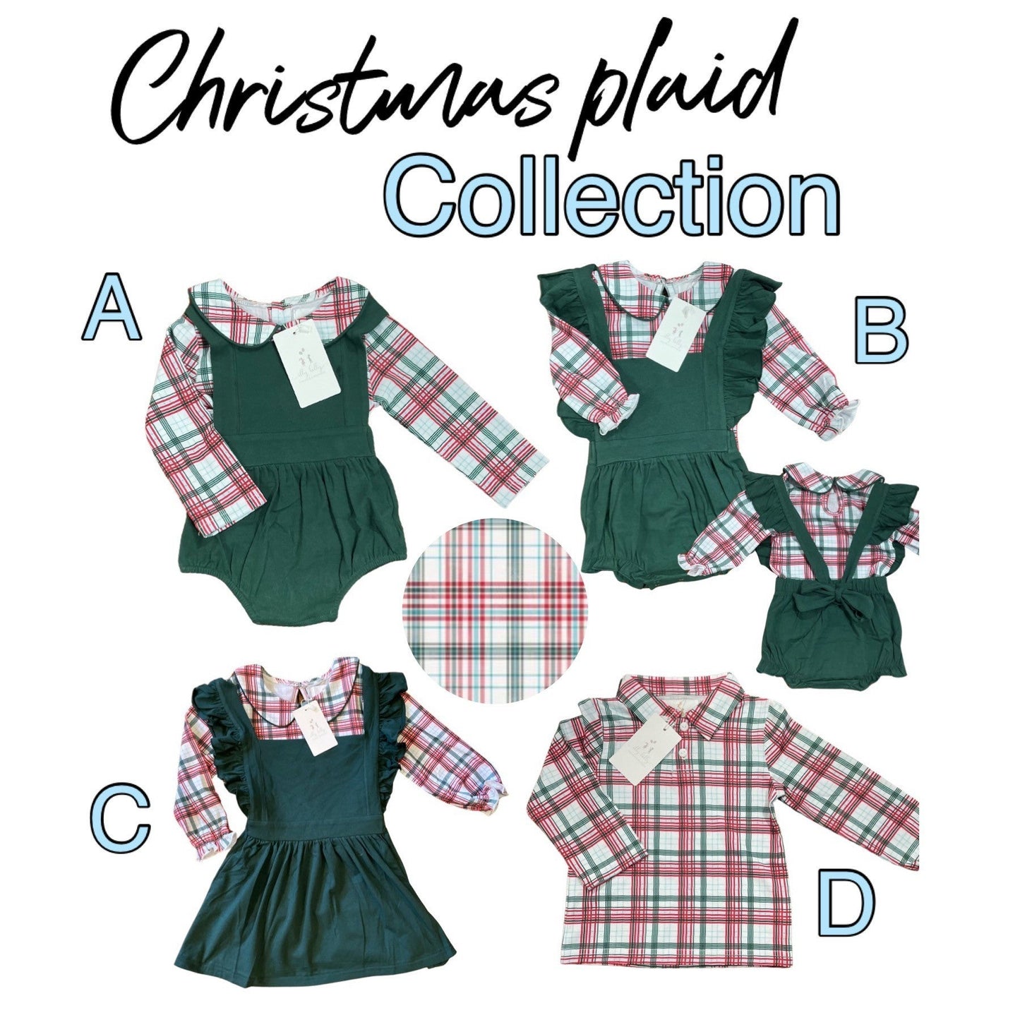 Christmas Plaid Collection -in stock