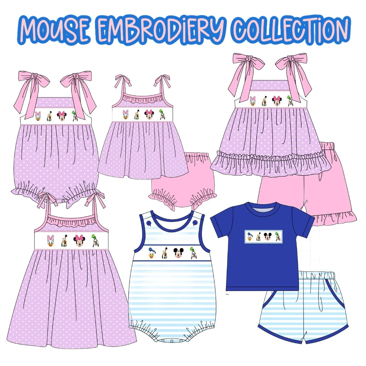 MOUSE EMBRODIERY COLLECTION - ETA FEB