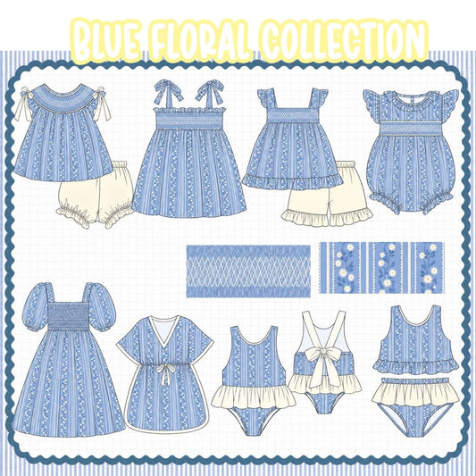 BLUE FLORAL COLLECTION - ETA FEB